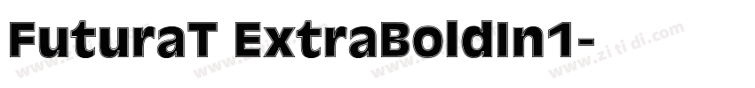 FuturaT ExtraBoldIn1字体转换
